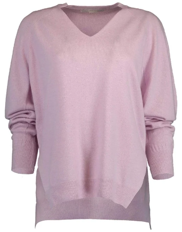 Batwing - Sleeve Sweaters for Loose Fit -Split Side Pullover Sweater