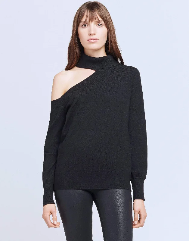 Fleece - Lined Sweaters for Warmth -Black Easton Sweater