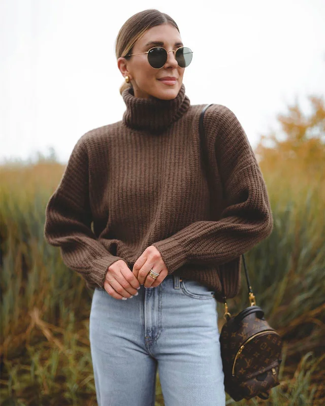 Boat Neck Sweaters for Chic Style -Splendid x Cella Jane Cashblend Turtleneck Sweater