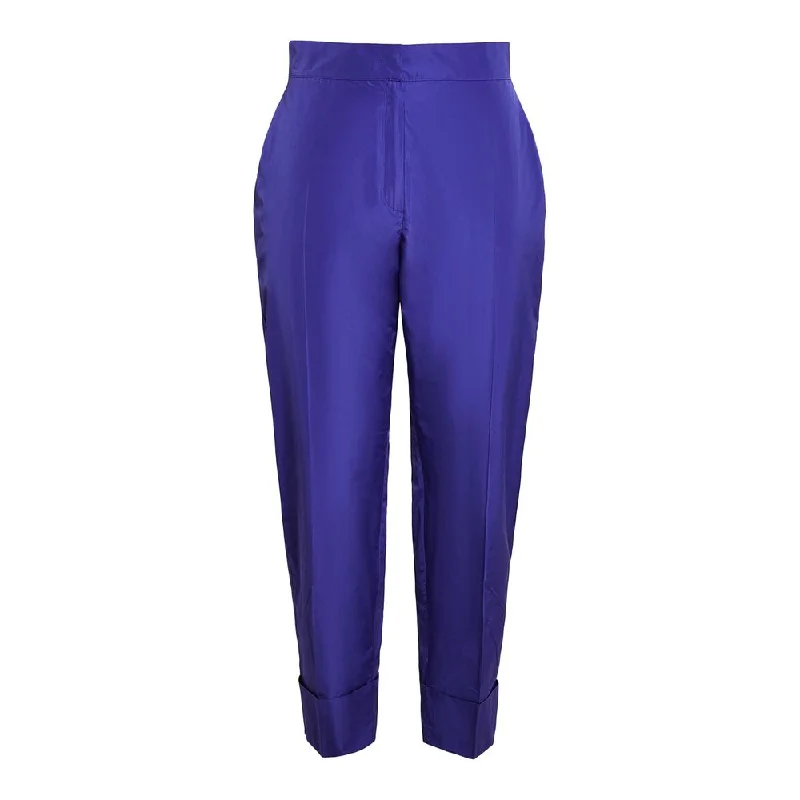 Elegant tight trousers for women with high-quality wool fabric for refined look -RACCONTO