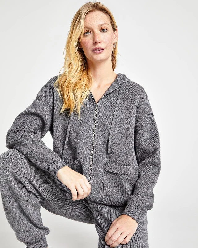 Sustainable Sweaters for Ethical Fashion -Cora Zip Sweater Hoodie