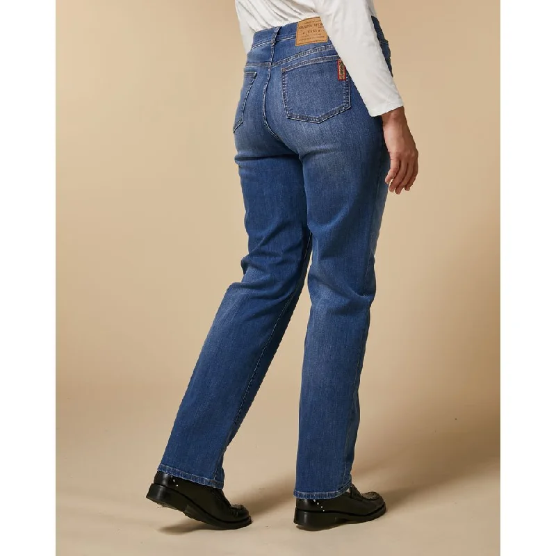 High-waisted tight trousers for women with elastic waistband for added comfort -IMMAGINE