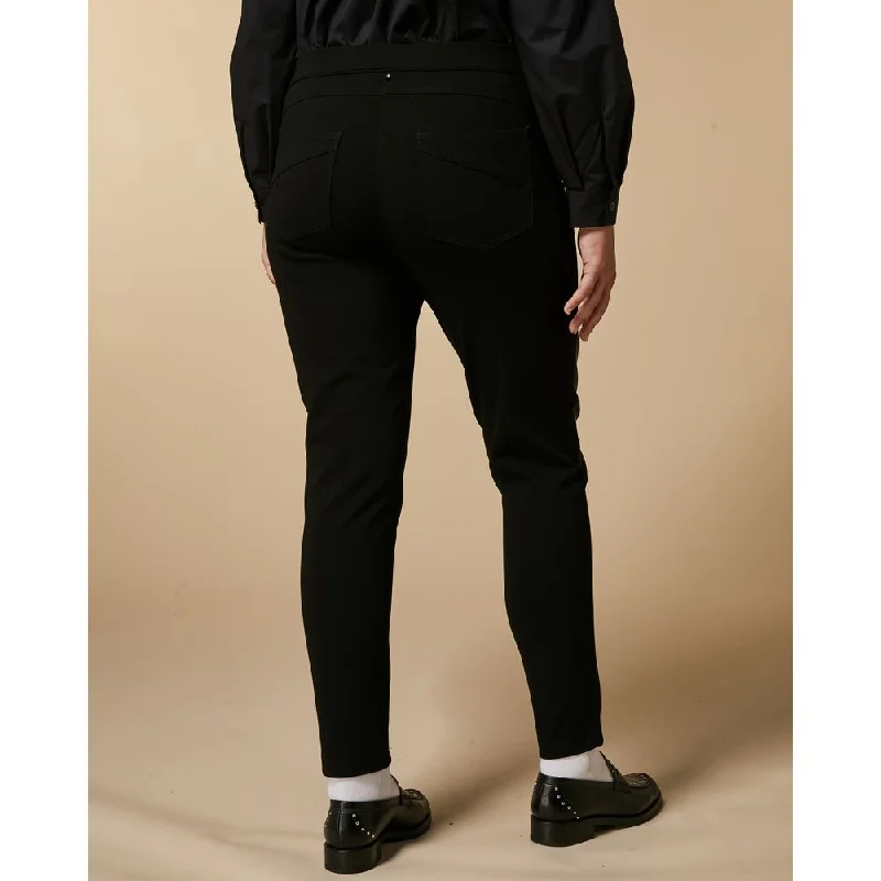 Soft fabric tight trousers for women with breathable material for year-round wear -OBELISCO