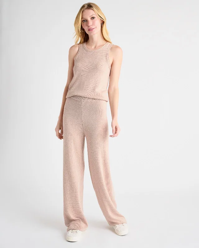 Sequined Sweaters for Glamorous Look -Breland Cashblend Sweater Pant