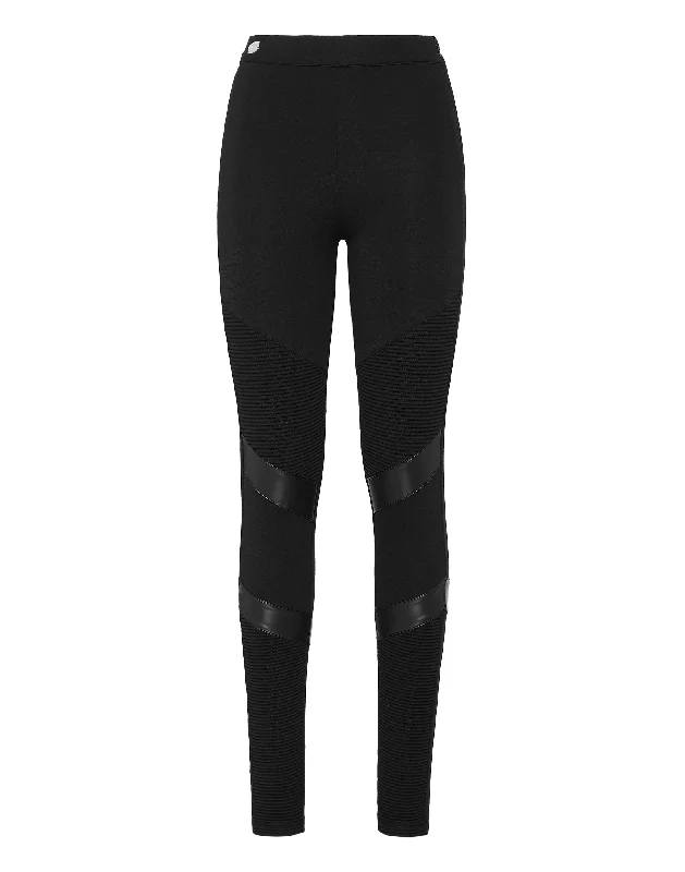 Formal tight trousers for women with sharp crease and sophisticated tailoring -High Waist Leggings