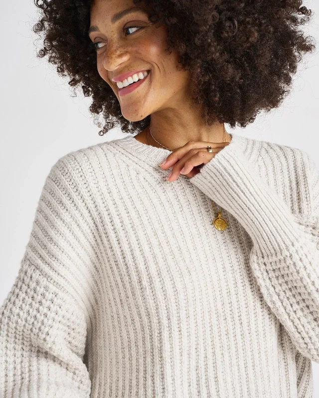 Long - Sleeve Sweaters for Full Coverage -Cashblend Sarah Sweater