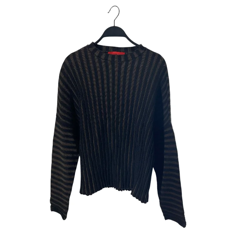 Mock - Neck Sweaters for Subtle Style -ECKHAUS LATTA/Sweater/S/Cotton/BRW/RIBBED