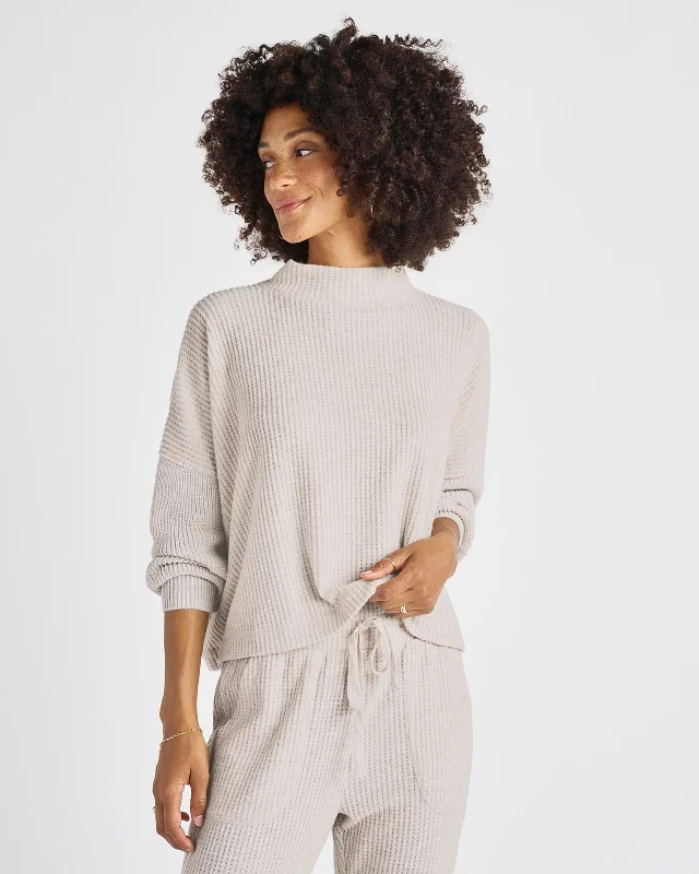 Turtleneck Sweaters for Cold Weather -Conley Waffle Sweater