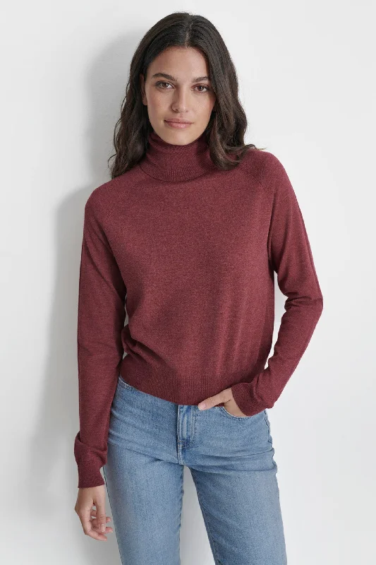 Valentine's Day Sweaters for Romantic Look -TURTLENECK SWEATER