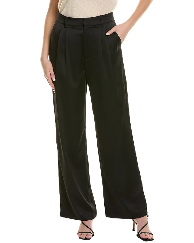 Designer skinny tight trousers for women with tailored fit and luxury finish -WAYF Pant