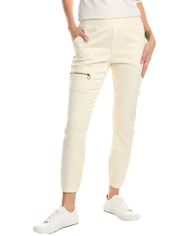 Tight trousers for women with leather accents and modern, bold design -XCVI Kylen Legging