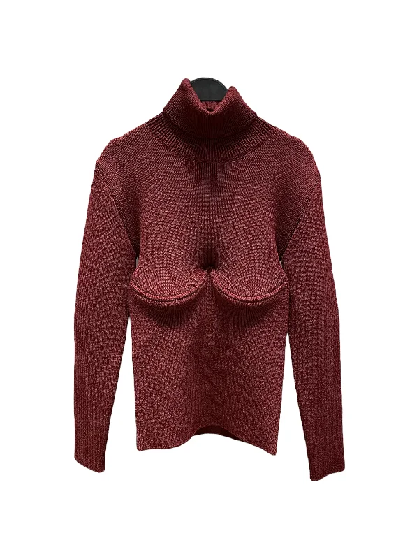 Valentine's Day Sweaters for Romantic Look -BALENCIAGA/Sweater/40/Wool/BRD/Turtle Neck