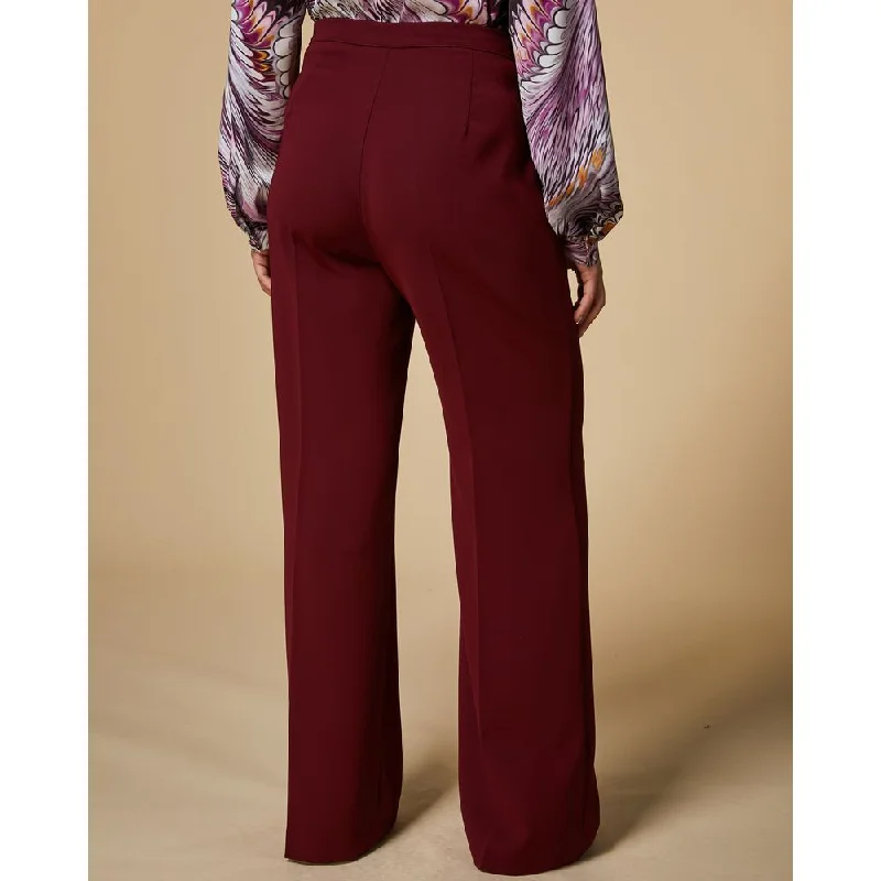 Casual tight trousers for women with comfy waistband and minimalistic style -RODI