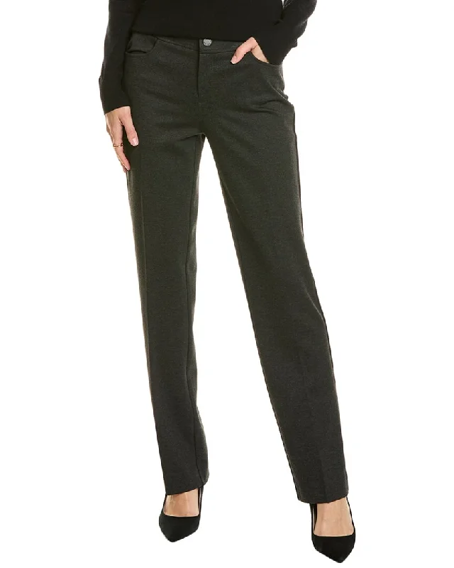 Stretch denim tight trousers for women with flexibility and stylish design -Anne Klein Bootleg Pant