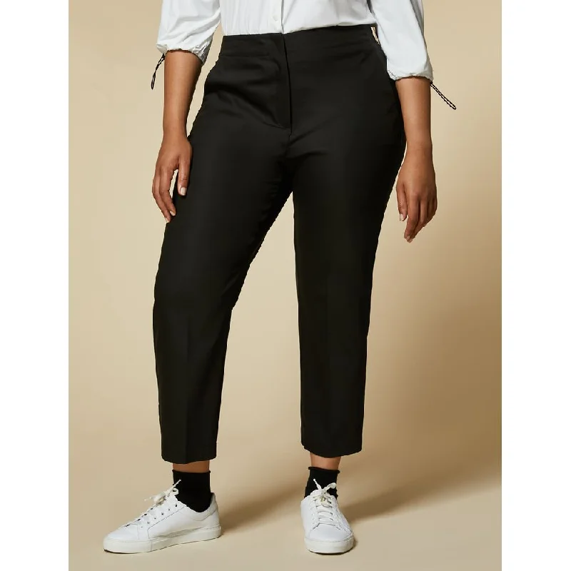 Trendy tight trousers for women with zipper details and edgy finish -RAME