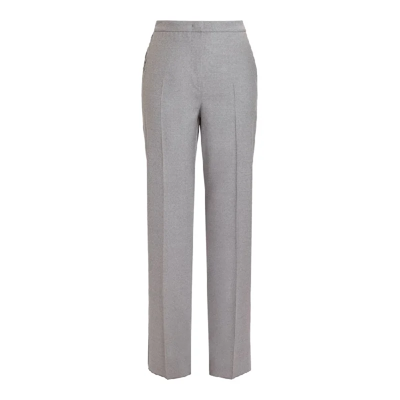 Formal tight trousers for women with sharp crease and sophisticated tailoring -RECINTO