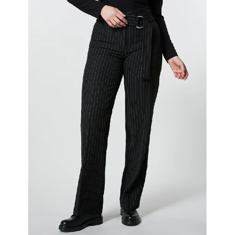 Tight trousers for women with belt loops and classic design for versatile look -RIMA