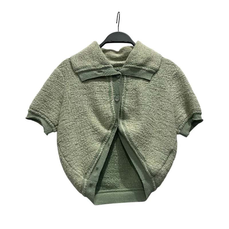 Long - Length Sweaters for Elegant Drape -JACQUEMUS/Sweater/38/Wool/KHK/Wool Short Sleeve