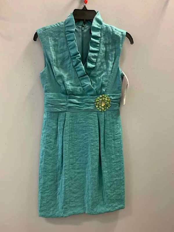 Shift Dresses for Simple Look -NWT JESSICA HOWARD Dresses and Skirts Size 4P Teal SLEEVELESS Dress