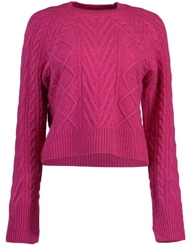 Regular - Fit Sweaters for Standard Size -Pierce Cashmere Cable Sweater