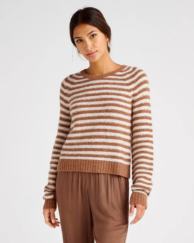 Cable Knit Sweaters for Classic Look -Maisie Sequin Sweater