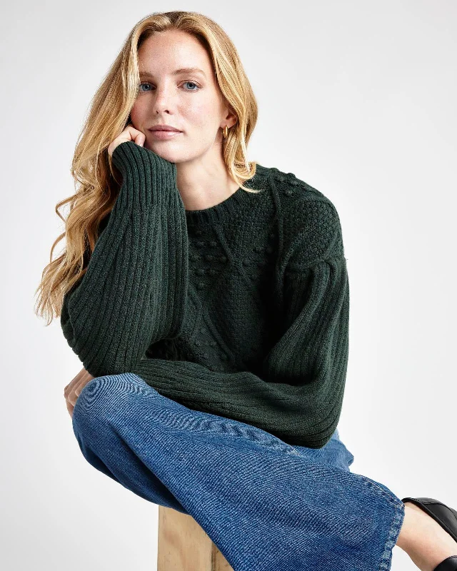 Machine - Made Sweaters for Mass Production -Leonie Bobble Sweater