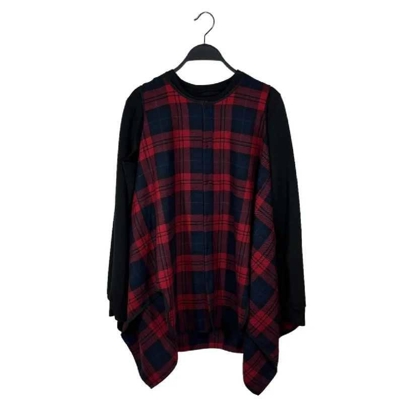 Round Neck Sweaters for Casual Comfort -DSQUARED2/Sweater/Stripe/Cotton/RED/Flannel Double Shirt