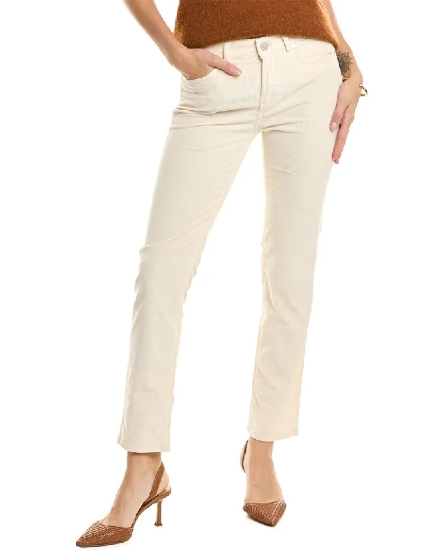 Formal tight trousers for women with sharp crease and sophisticated tailoring -Loro Piana Corduroy Pant