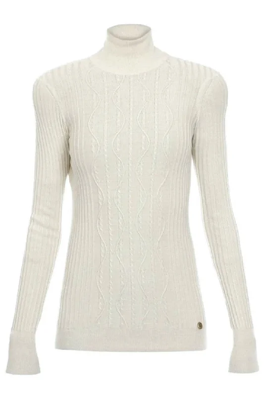 Cardigan Sweaters for Open - Front Style -High Neck Cable Knit Sweater