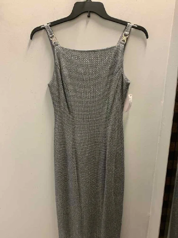 Linen Dresses for Breathable -MOLLY MALLORY Dresses and Skirts Size 8 Silver LONG Dress