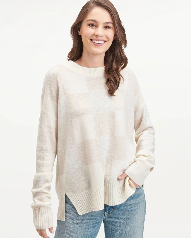 Pocket - Equipped Sweaters for Convenience -Mellisa Cashmere Sweater