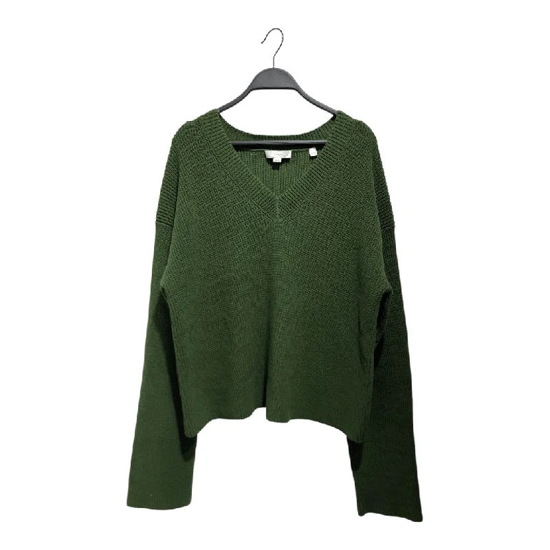 Hand - Wash Only Sweaters for Delicate -VINCE./Heavy Sweater/L/XL/Cotton/GRN/