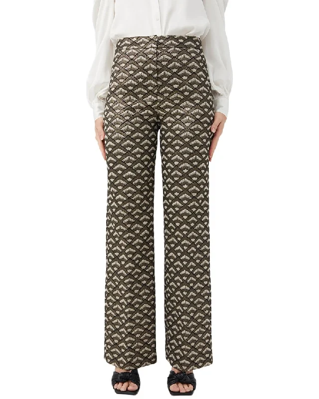 Tapered tight trousers for women with ankle-length fit and minimalist style -Trina Turk Sadie Pant