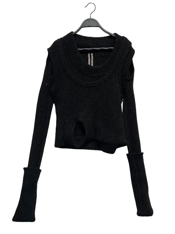 Non - Itchy Sweaters for Sensitive Skin -Rick Owens/Heavy Sweater/L/Cashmere/BLK/GETHSEMANE