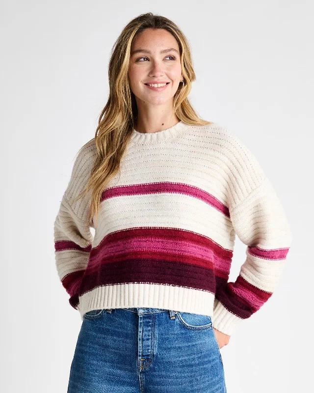 Lightweight Sweaters for Layering -Jenny Stripe Sweater