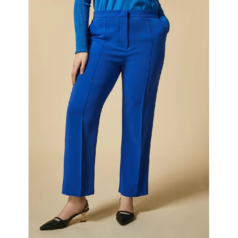 Stretch-fit tight trousers for women with all-over fit and body-hugging silhouette -RAFFA