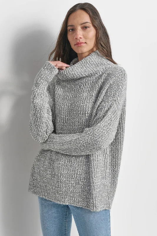 Kids' Sweaters for Cute Appearance -BOUCLE OVERSIZED SWEATER