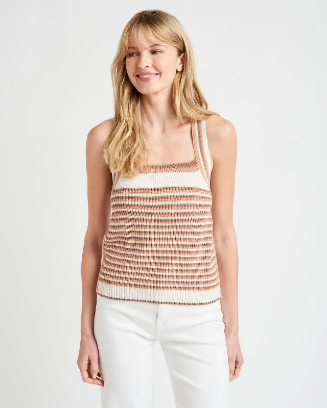 Split - Neck Sweaters for Unique Neckline -Enzo Sweater Tank