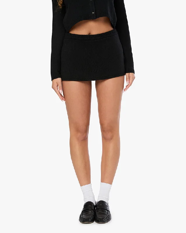 Puffed - Sleeve Sweaters for Feminine Style -Mini Sweater Skort