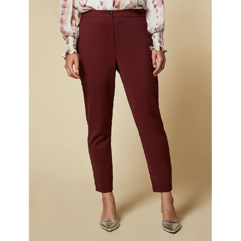 Stretch skinny tight trousers for women with full-length design and modern flair -RADUNO