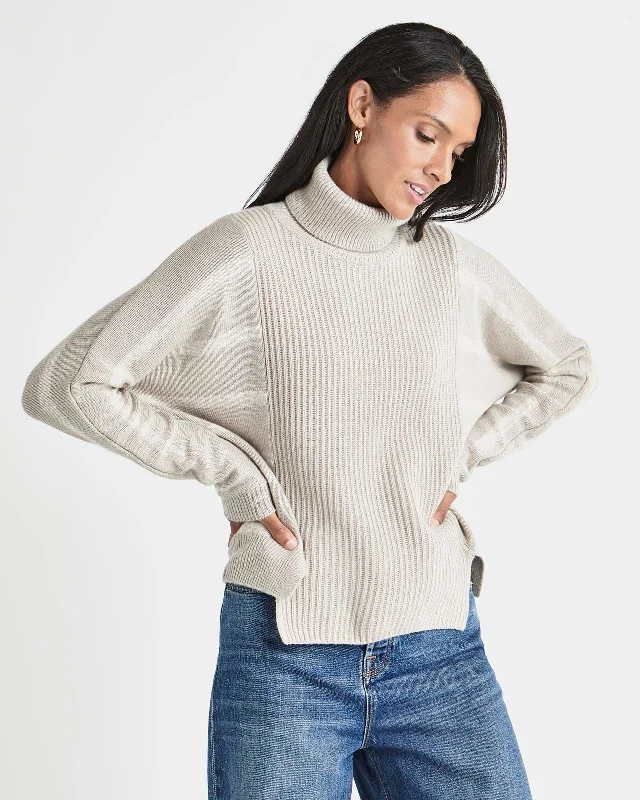 Petite - Size Sweaters for Small - Frame Women -Cashblend Bette Turtleneck Sweater