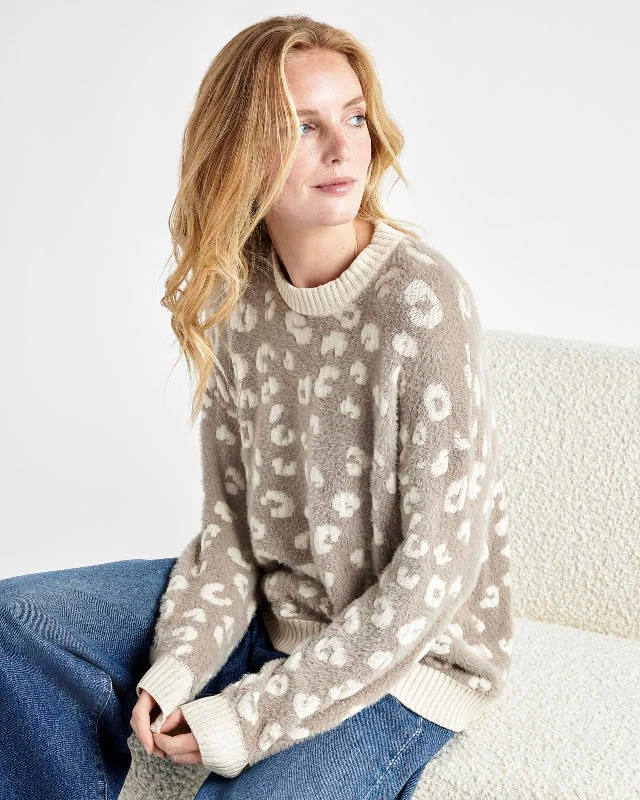 Hand - Knitted Sweaters for Personal Touch -Mal Leopard Sweater