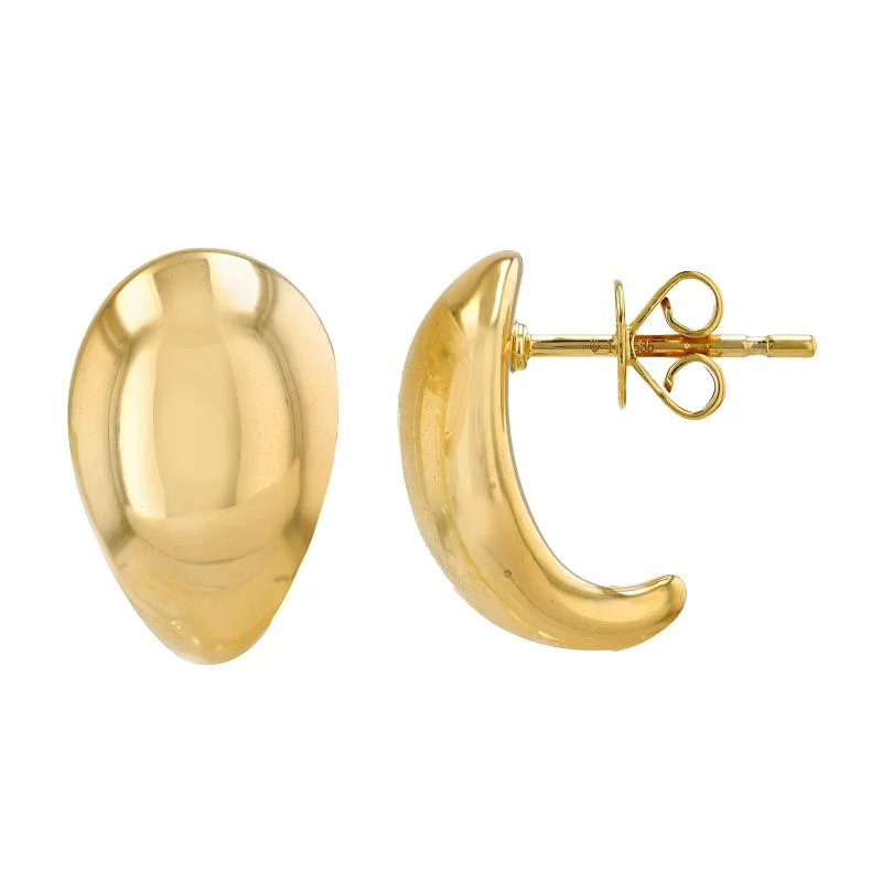 Best hoop earrings with cubic zirconia for a budget-friendly, dazzling look-14k Yellow Gold Pear Shape Earrings