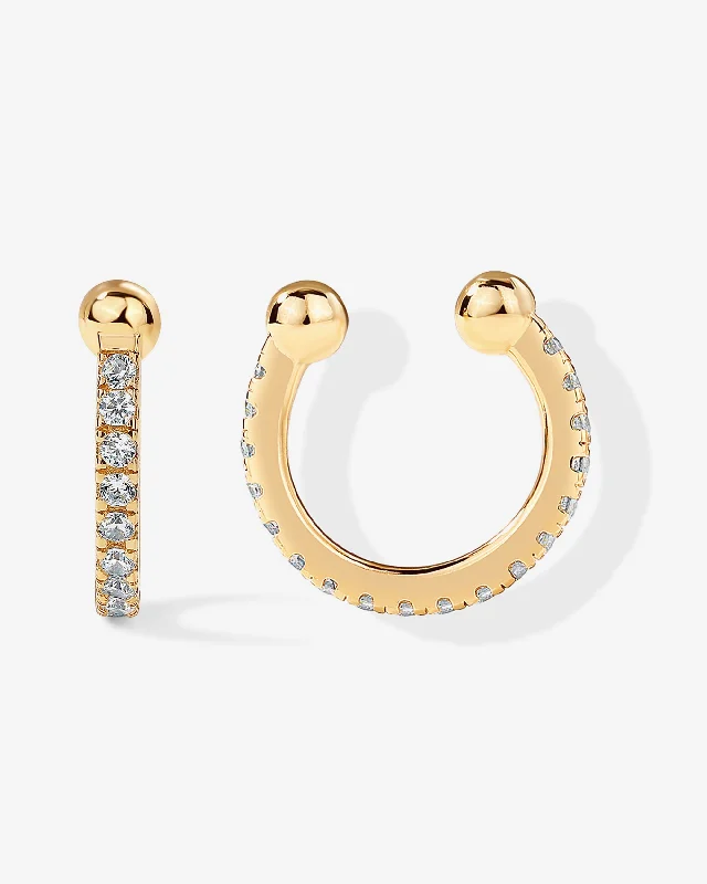 Best hoop earrings with rose gold for a romantic and warm aesthetic-Amelia Ear Cuffs