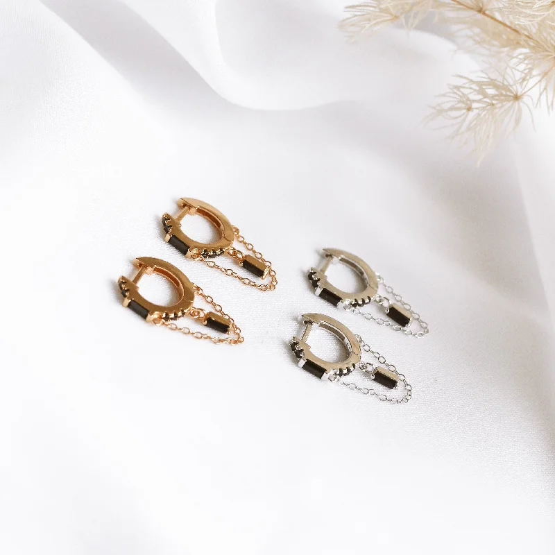 Hoop earrings with heart-shaped frames for a romantic and feminine look-Cherish - Gold plated Sterling Silver Hoops