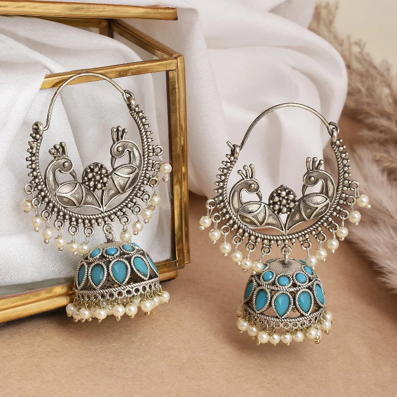 Hoop earrings with a chunky design for a bold and trendy statement-Divya Jhumki Earrings - wxo