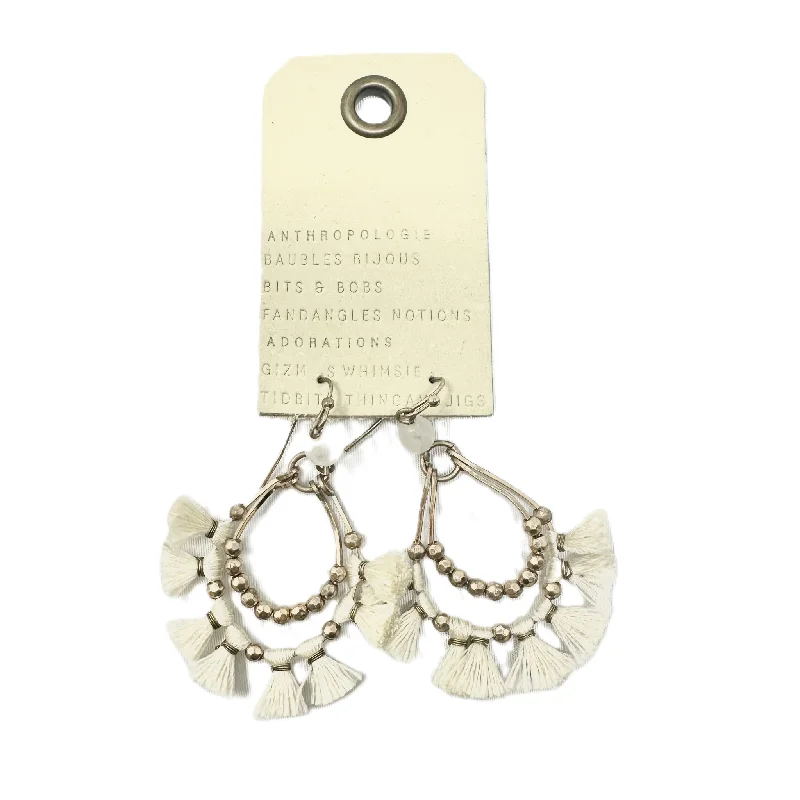 Best hoop earrings with cubic zirconia for a budget-friendly, dazzling look-Earrings Dangle/drop By Anthropologie