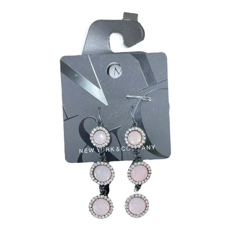 Best hoop earrings with cubic zirconia for a budget-friendly, dazzling look-Earrings Dangle/drop New York And Co