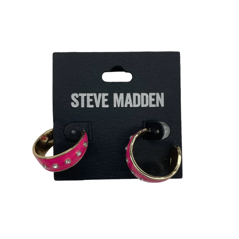 Large hoop earrings for a bold and statement-making fashion accessory-Earrings Hoop Steve Madden