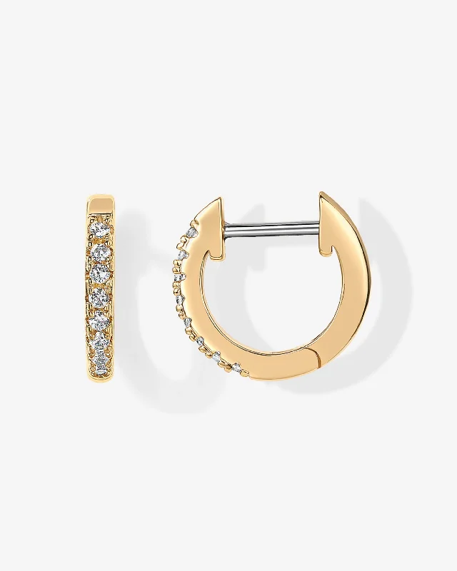 Best hoop earrings with crescent-shaped designs for a bold, moon-inspired style-Josephine Huggies